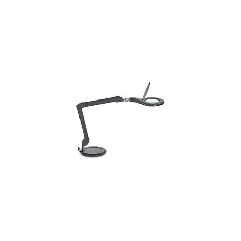MAUL LED Lupenleuchte Makro Schreibtischlampe schwarz LED