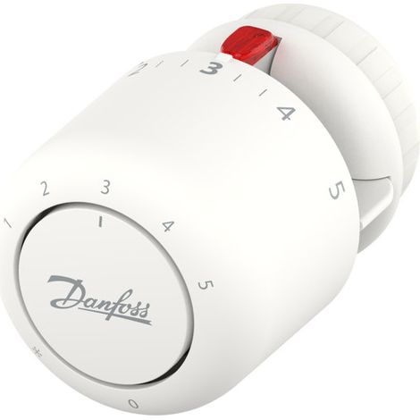 Danfoss Aero RA click Gas-Thermostatkopf, eingebauter Fühler, mit Nullstellung