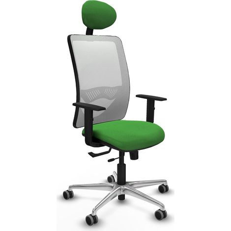 Sedia da ufficio piqueras y crespo Zulema bianco alluminio (1/2)