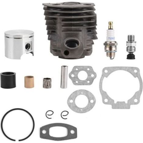 Carburateur,Piston de cylindre de 46 mm avec kit de joints pour moteur Husqvarna 50,51,55 Rancher Nikasil