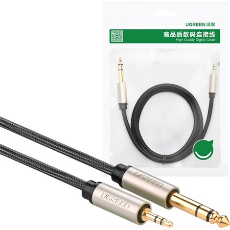Cavo UGREEN AV127 da 3,5 mm a jack TRS - 3 m (grigio)