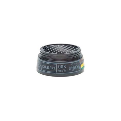 FILTRO ANTIGAS SERIE 200 A1 B1 E1 K1 PER MASCHERA POLIMASK100  200 A1 B1 E1 K1    SEKUR