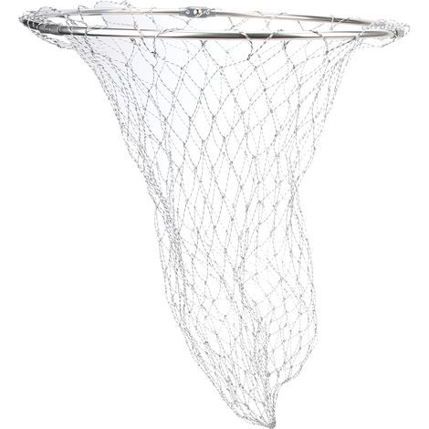 Épuisette tête 39 cm, grand filet en nylon tressé pour la capture de poissons et d'oiseaux