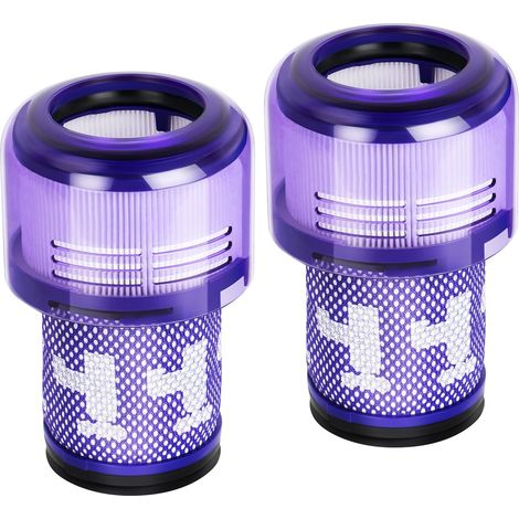 2 morceaux de filtre de remplacement compatibles avec Dyson V12 détecter un aspirateur absolu mince, numéro de pièce 971517-01 (1/5)