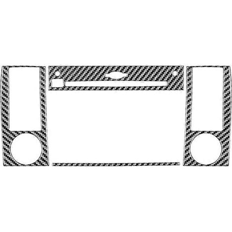 Garniture de panneau de radio CD de console centrale en fibre de carbone pour Mercedes-Benz Classe R R350 (2009-2012) - Accessoires (1/5)