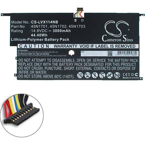 NX - Batterie ordinateur portable 14.8V 3000mAh - 45N107145N107345N170145N170 (1/5)