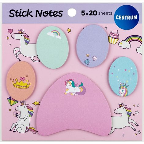 Panta Plast Unicorn Sticky Notes - Quaderno, Organizzazione