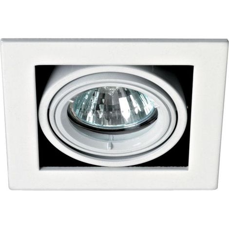 QUADRA 110 Encastré GU5,3 orientable et basc. blanc Lpe non incl. ARIC 4170