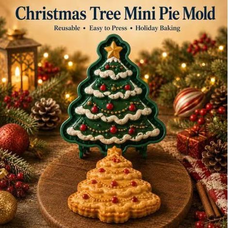 New Christmas Mini Pie Mold Collection - Christmas Tree Pie Mold