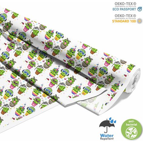 TISSUS DÉCORATIFS D'EXTÉRIEUR OXFORD - Motif Bébé Cactus (1/5)