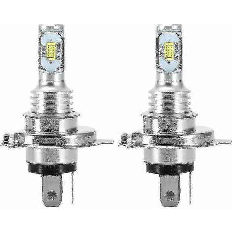 Kit de 2 ampoules LED H4 9003 HB2 6000K Super White CSP pour phares fiis (1/4)