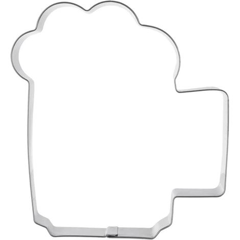 Beer Mug Cookie Cutter, Stainless Steel, 10.5 cm (1/5)