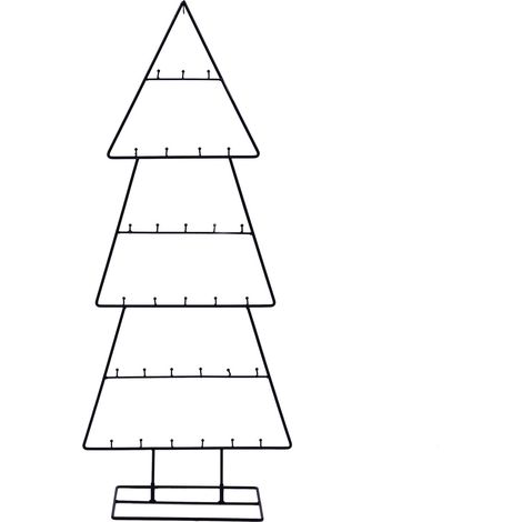 Design Metall Tannenbaum - 100 cm - Deko Aufsteller für Zierschmuck