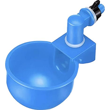Automatische Geflügeltränke aus robustem Kunststoff – Großes Fassungsvermögen (10 x 6 x 6 cm) – Überlaufschutz – Für Hühner, Enten und Vögel (1/5)