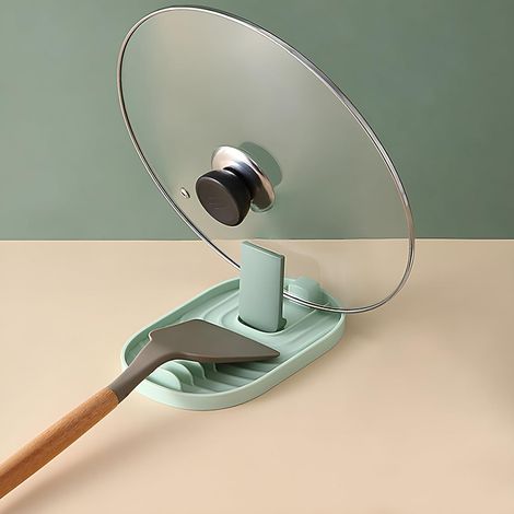 Lámpara de mesa, lámpara de mesa LED portátil con forma de maceta para el cuidado de la vista, ideal para la escuela (verde oscuro) (1/5)