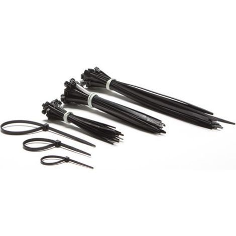Kabelbinder-Set - schwarz (75 Stück) (1/2)