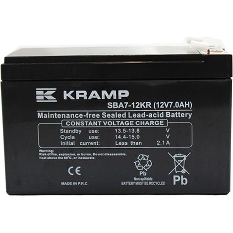 Batterie tondeuse autoportée 12V – 7Ah sans entretien à gel – Dimensions 151x65x100mm – Compatible Castelgarden EL63 et AT1