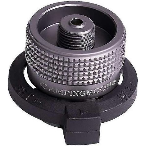 Adaptateur de conversion de verrouillage, pour bouteille de type buse/cartouche de gaz butane/bidon de gaz à visser/bidon à valve Lindal (z11) (1/3)