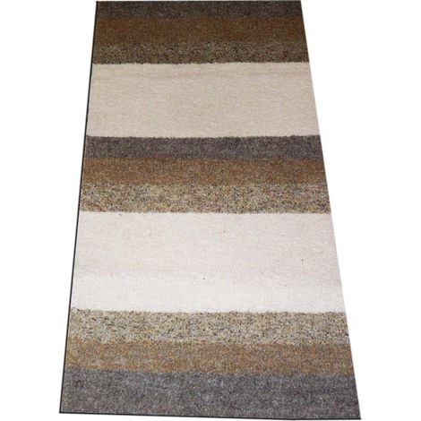 Tappeto fatto a mano pelo normale 70% cotone 120x160 marrone grezzo