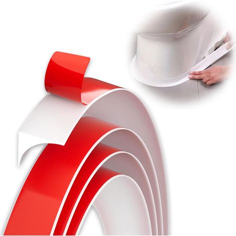 200cm Butée d'eau en Silicone, Barrière de Douche Autocollante, pour Cuisines, Salles de Bains, Lavabos,Protection Contre Les éclaboussures (1/5)