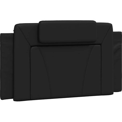 Maison Exclusive - Cuscino testiera Viana Nero 100 cm in Similpelle