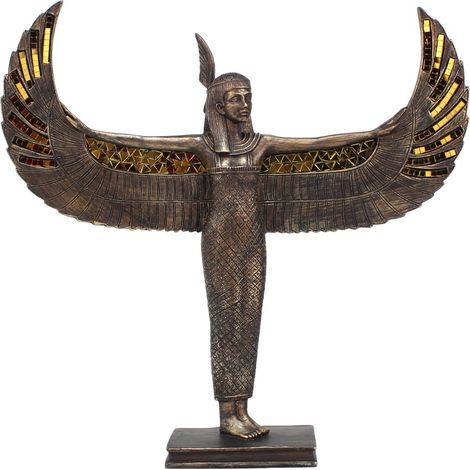 Signes Grimalt Figura Diosa Figuras Egipcia Bronce Marrón 7x34x33cm 34712 (1/3)