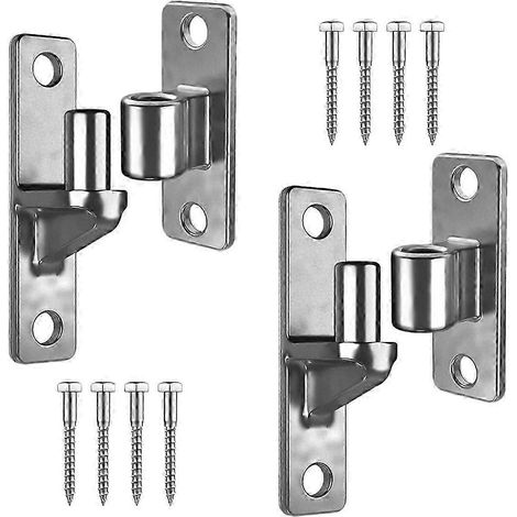 Charnières amovibles, capacité de charge de 272 kg, charnières de porte robustes en acier inoxydable QAQ (1/5)