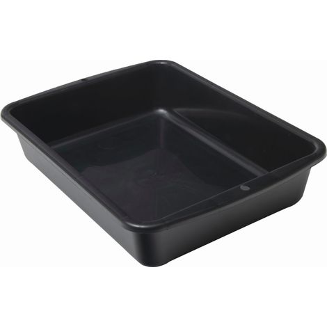 Occhio da muratore in plastica nera Mondelin10 litri (45x33x9.5cm)
