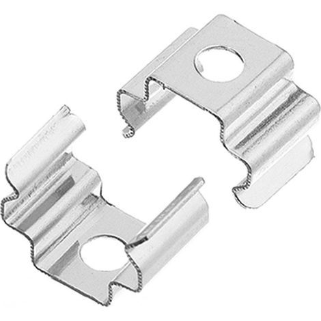 1 Paar Montageclips Halter für Aufbau U-Profil 8 x 7,8mm (4280)
