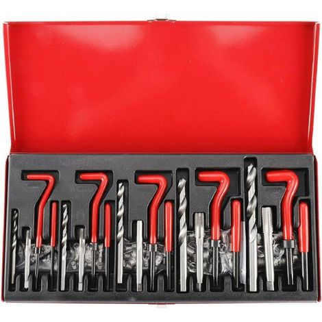 RIPARAZIONE KIT FILETTATURE RIPARAZIONE FILIERA FILETTI 131 PEZZI (1/5)