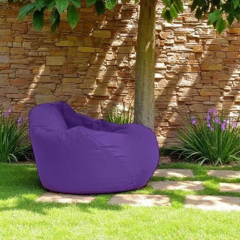 Pouf poire géant extérieur violet ARTA (1/3)
