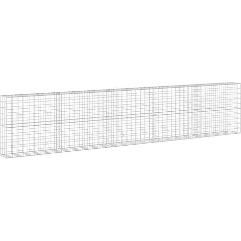 Gabion avec fil de 3,5 mm et maille de 10x10 cm 500x30x100 cm vidaXL (1/5)