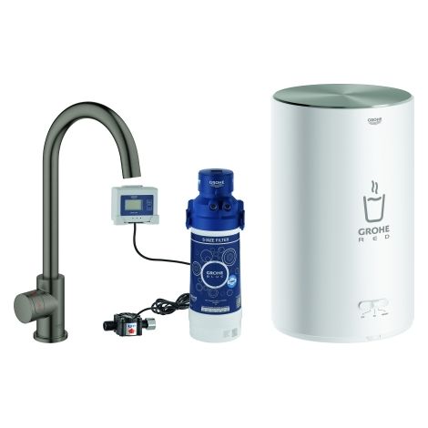 GROHE Red Mono Standventil Set, Ausladung 153mm, C-Auslauf, mit (1/5)