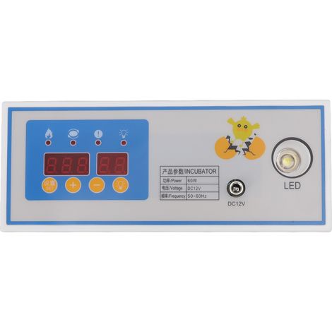 Thermostat d'incubateur 60 W 12 V, régulateur de température automatique en plastique pour mini-incubateur (accessoire) (1/5)