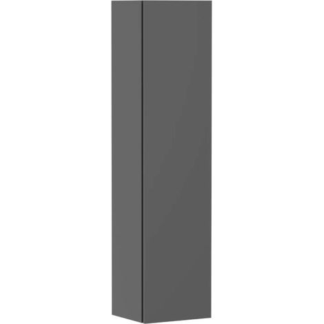 Hansgrohe Xilesa E - Armario alto, 40x165x35 cm, 1 puerta, bisagras a la derecha, gris mate 54288760 (1/2)