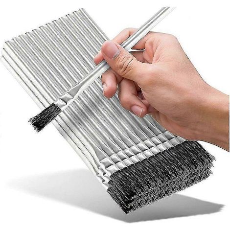 Säurepinsel - Packung mit 36 9,5 mm (3/8 Zoll) Rosshaar-Säureflussmittelpinseln, Einweg-Leimpinsel für Holzbearbeitung, Epoxidpinsel (siehe Foto)