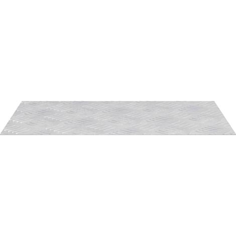 Plaques à damier 4 pcs Argent 50 x 30 cm Aluminium CFW280719 (1/3)