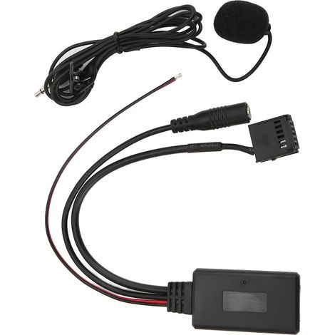 Câble Bluetooth Aux adaptateur audio micro intégré kit mains-libres pour autoradio Mondeo Focus 6000CD, remplacement sans fil (1/5)