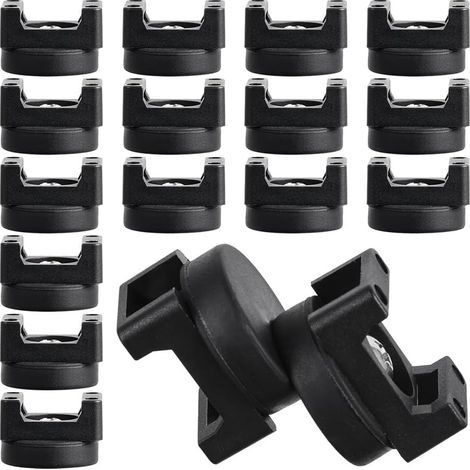 15 Pcs Câble Magnétique Zip Tie Mounites Clips Base de pour le Bureau de Câblage Électrique Marine Câble Câble Cableau de Monture Clips Clips (1/5)