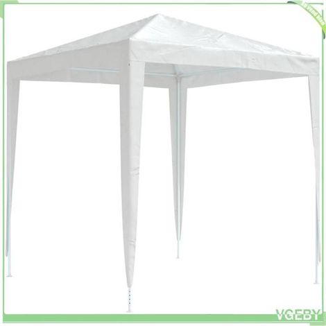 Tente de réception - FAFEICY - 48496 - 2x2 m - PE et structure métal - Résistant UV & étanche (1/5)