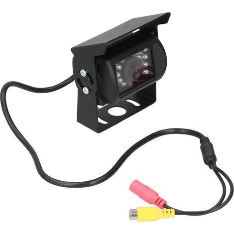 120°-Rückfahrkamera mit 18 Infrarot-LEDs, IP68 wasserdicht, Nachtsicht, 12–24 V, universell für PKW, LKW und Bus (1/5)