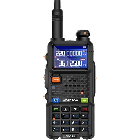 5RH Langstrecken-Funkgeräte mit 2500mAh Akku, VOX, 999 Kanälen, Hochleistungsantenne, Taschenlampe, USB-Ladestation, tragbare Funkgeräte für Abenteuer (1 Stück)