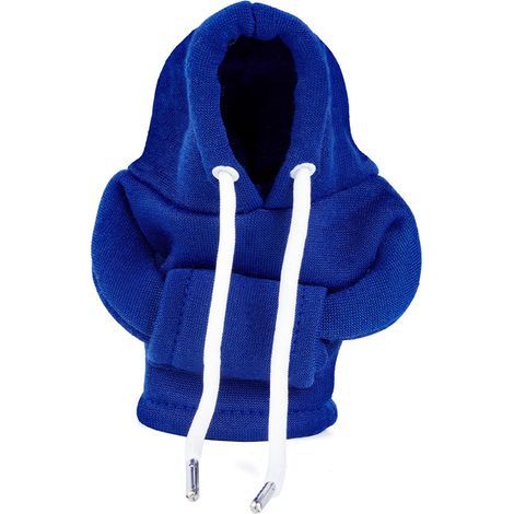Limitierte Weihnachtsedition: Schalthebelabdeckung im Hoodie-Stil mit Handbremshebel – Blau (1/4)