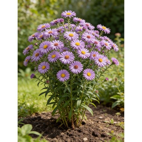 Aster novae-angliae Andenken An Alma Pötschke 20cm Godet 9cm - Aster (1/4)