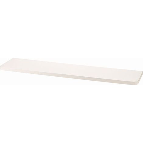 Set 4 Mensole da Parete Rettangolari Componibili Bianche 70 centimetri