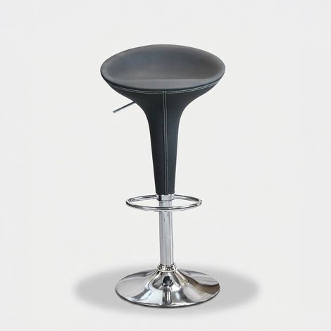 Taburete moderno regulable para cocina y bar Jago - Gris