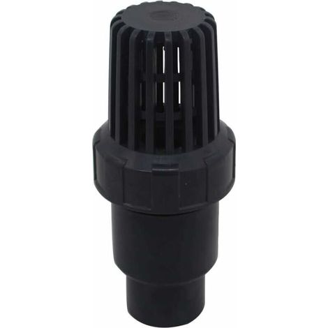 Clapet anti-retour inférieur avec bille d'aspiration, clapet anti-retour 25, 32, 40 mm, vanne de filtre, pompe de piscine en PVC (diamètre intérieur 32 mm) -- (1/5)