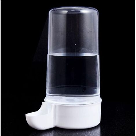 Distributeur d'eau pour perroquets, oiseaux, abreuvoir grande capacité (240 ml), accessoire pour cage à oiseaux (poules, perruches, pigeons, canaris), 1 pièce