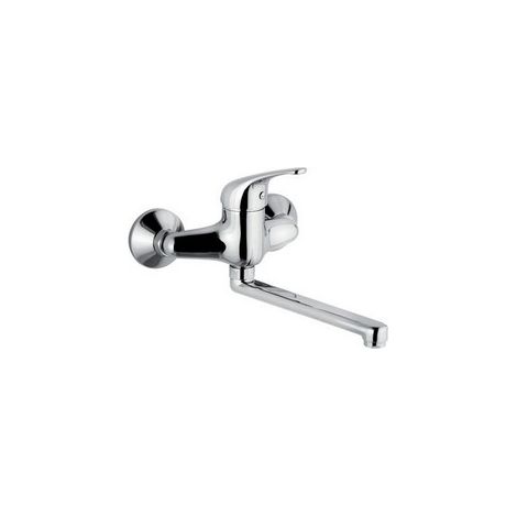 MISCELATORE MONOCOMANDO LAVELLO A MURO LINEA EPIC Misura: Cromo