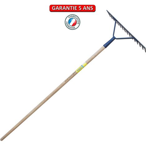 OUTILS PERRIN Râteau trempé 16 dents droites - 1.50 m (1/2)